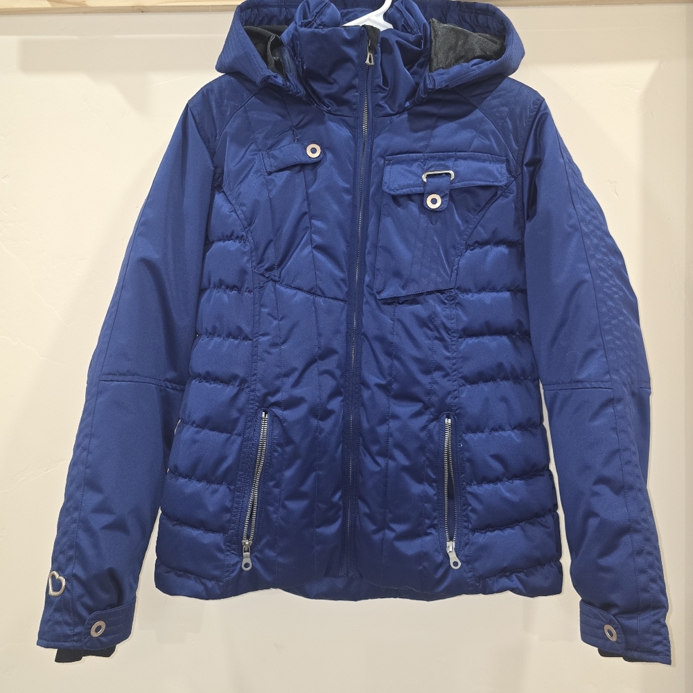 Obermeyer Leighton Ski Jacket Blue Women’s Size 10 Style 31112
